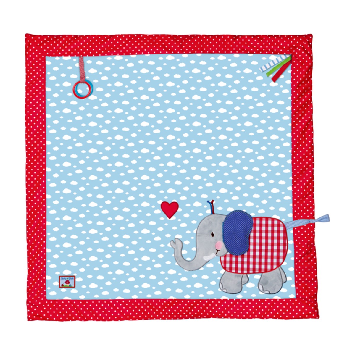 Coppenrath 16087 - Die Spiegelburg - Baby Glück - Krabbeldecke Elefant