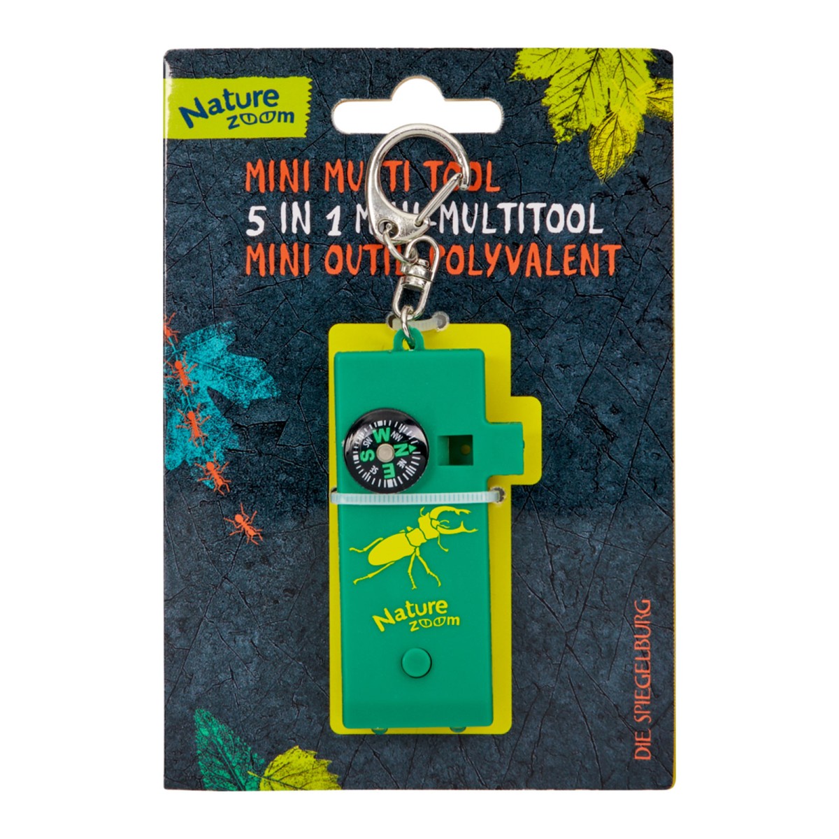 Coppenrath 18598 - Die Spiegelburg - Nature Zoom - 5-in-1 Mini-Multitool