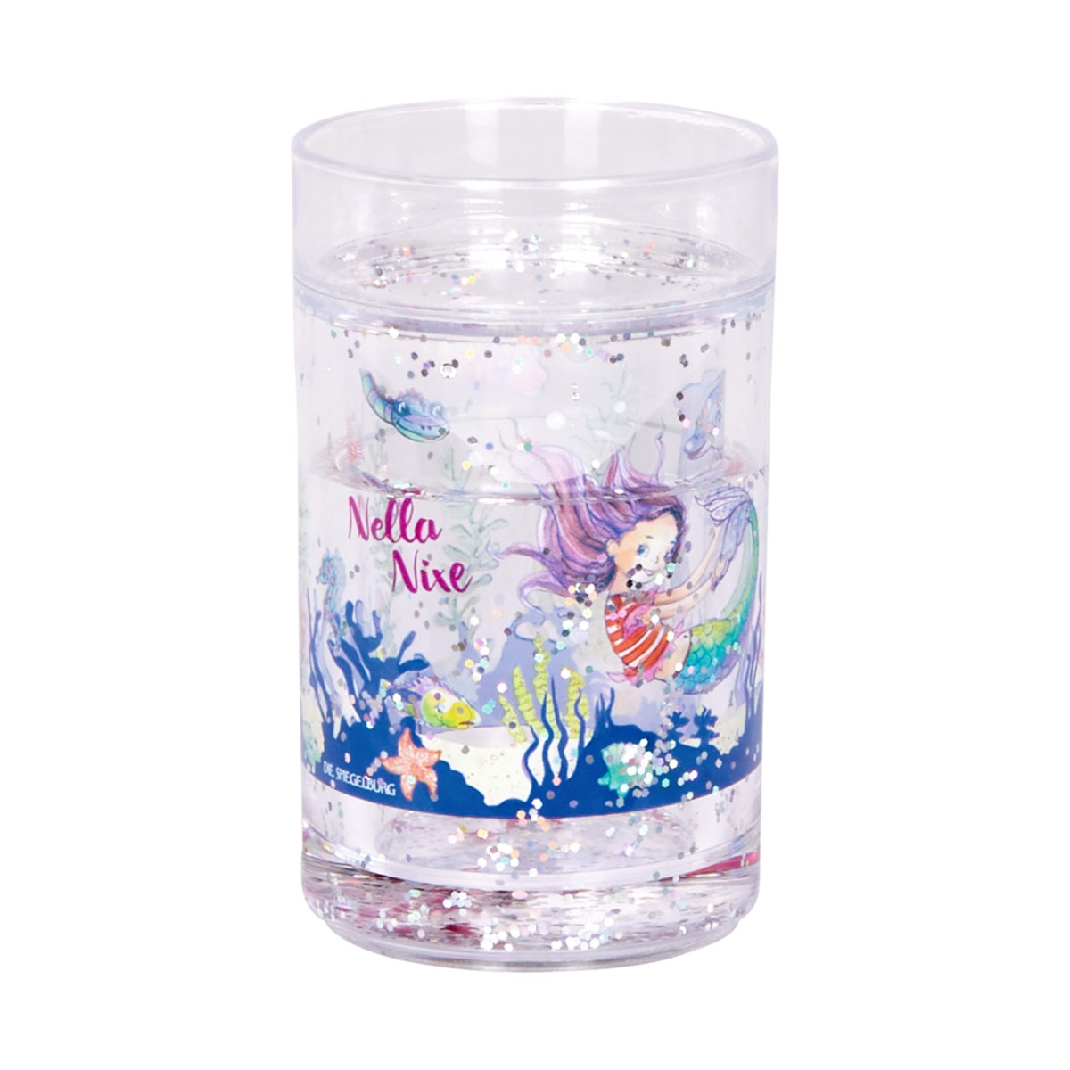 Coppenrath 17433 - Die Spiegelburg - Nella Nixe - Glitzerbecher mit Schwimmelementen