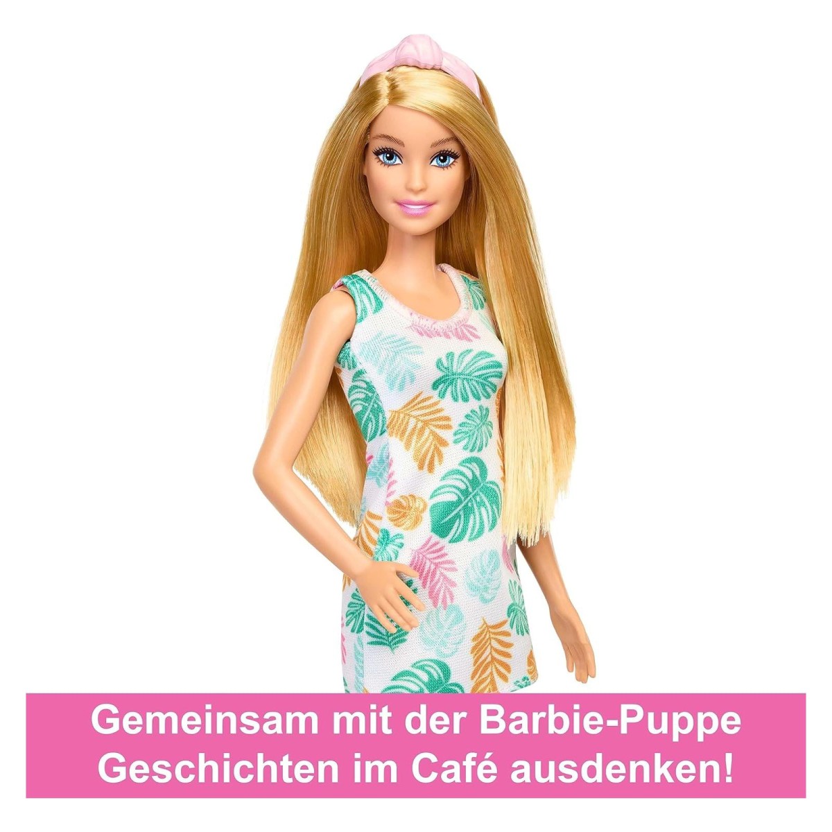 Mattel HKT94 - Barbie - Café inkl. Puppe, Möbeln & Zubehör