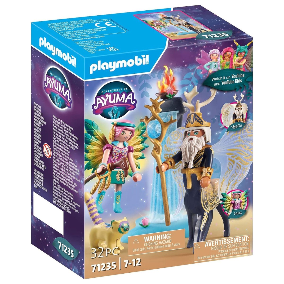 PLAYMOBIL® 71235 - Adventures of Ayuma - Spielfiguren, Abjatus mit Knight Fairy Hildi