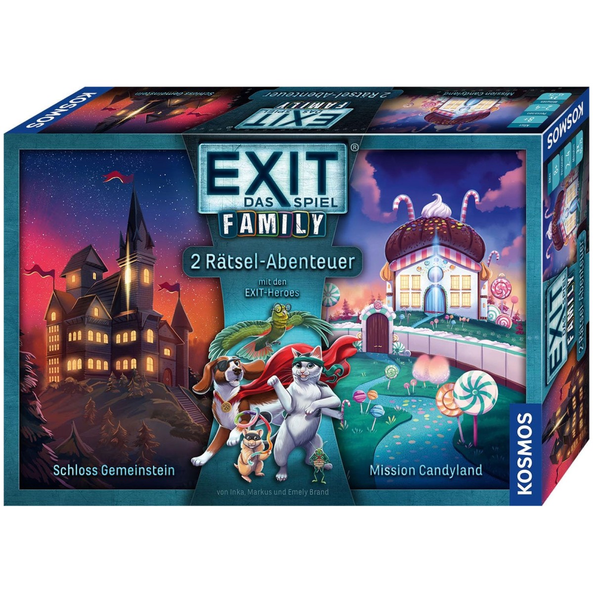 Kosmos 68466 - Exit - Das Spiel Family: Zwei aufregende Escape-Abenteuer für die ganze Familie