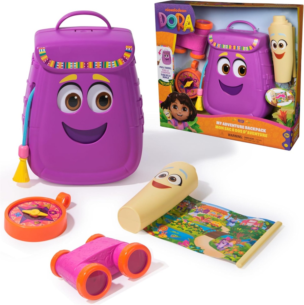 Spin Master 6071799 - Dora - Spielset, Mein Abenteuer Rucksack