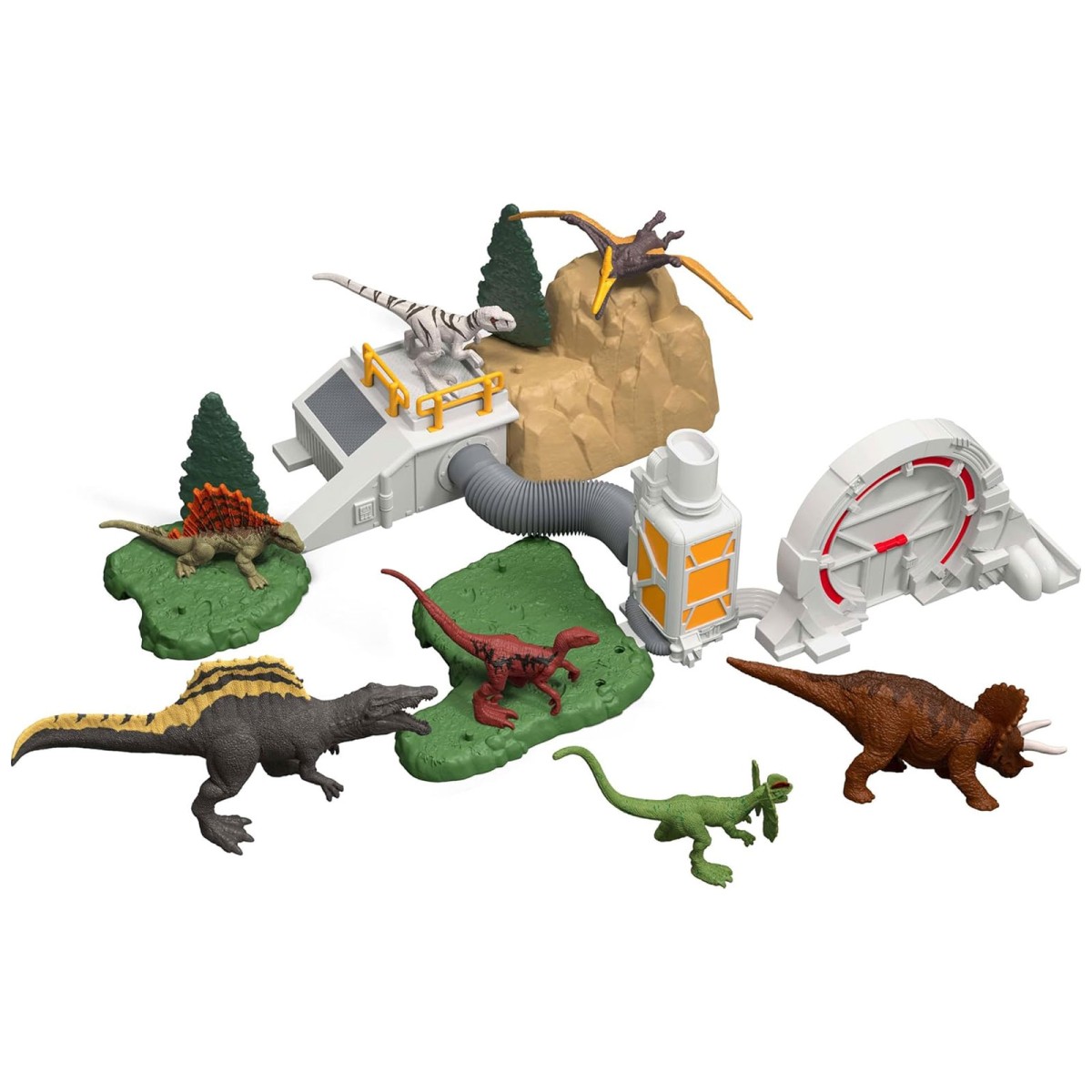 Mattel JGB67 2.Wahl - Jurassic World - Adventskalender - 24 Überraschungen - 18 Dinosaurier Figuren & Zubehör