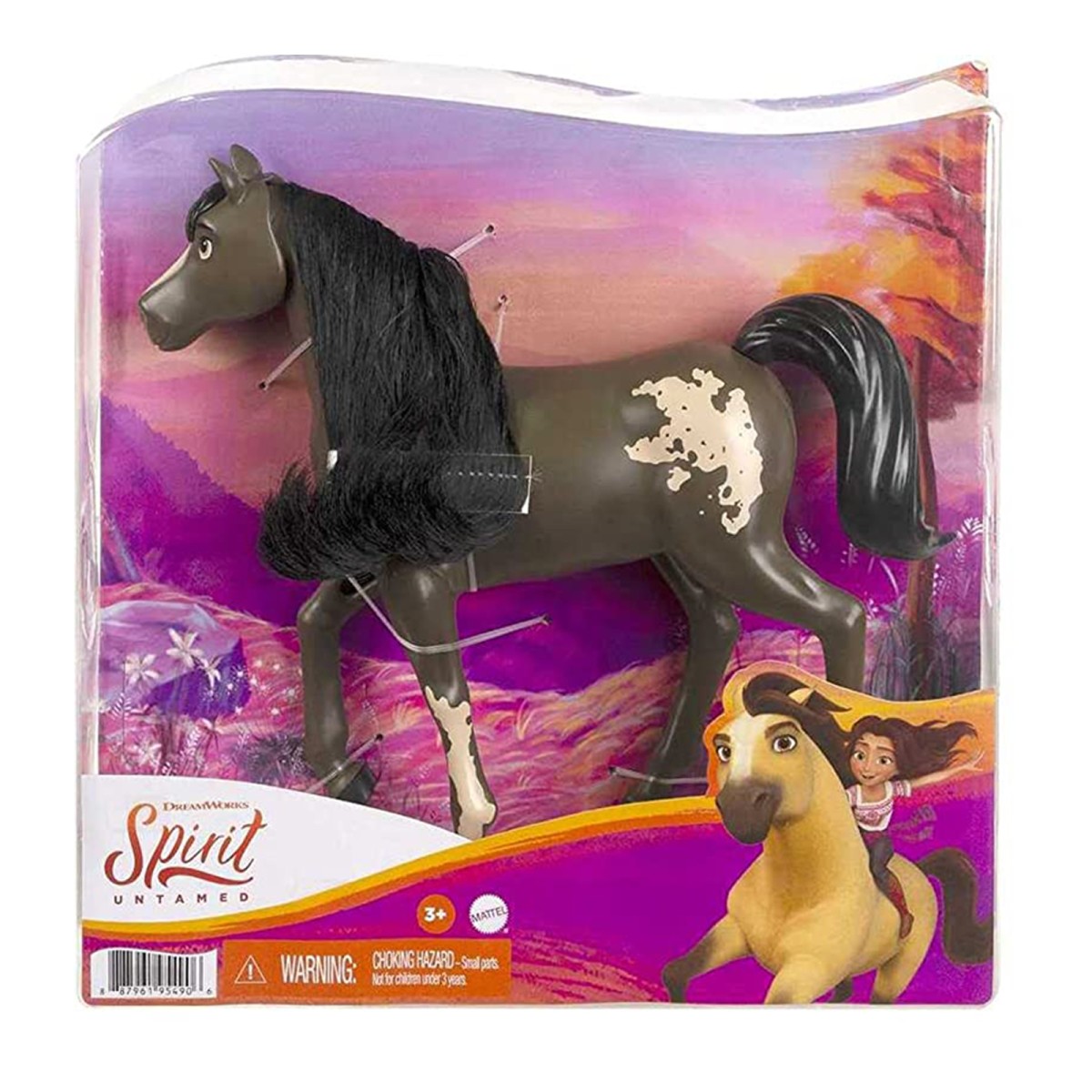 Mattel GXD99 - DreamWorks Spirit - Spielfigur, Mustang Stute (Pferd) ca. 20 cm