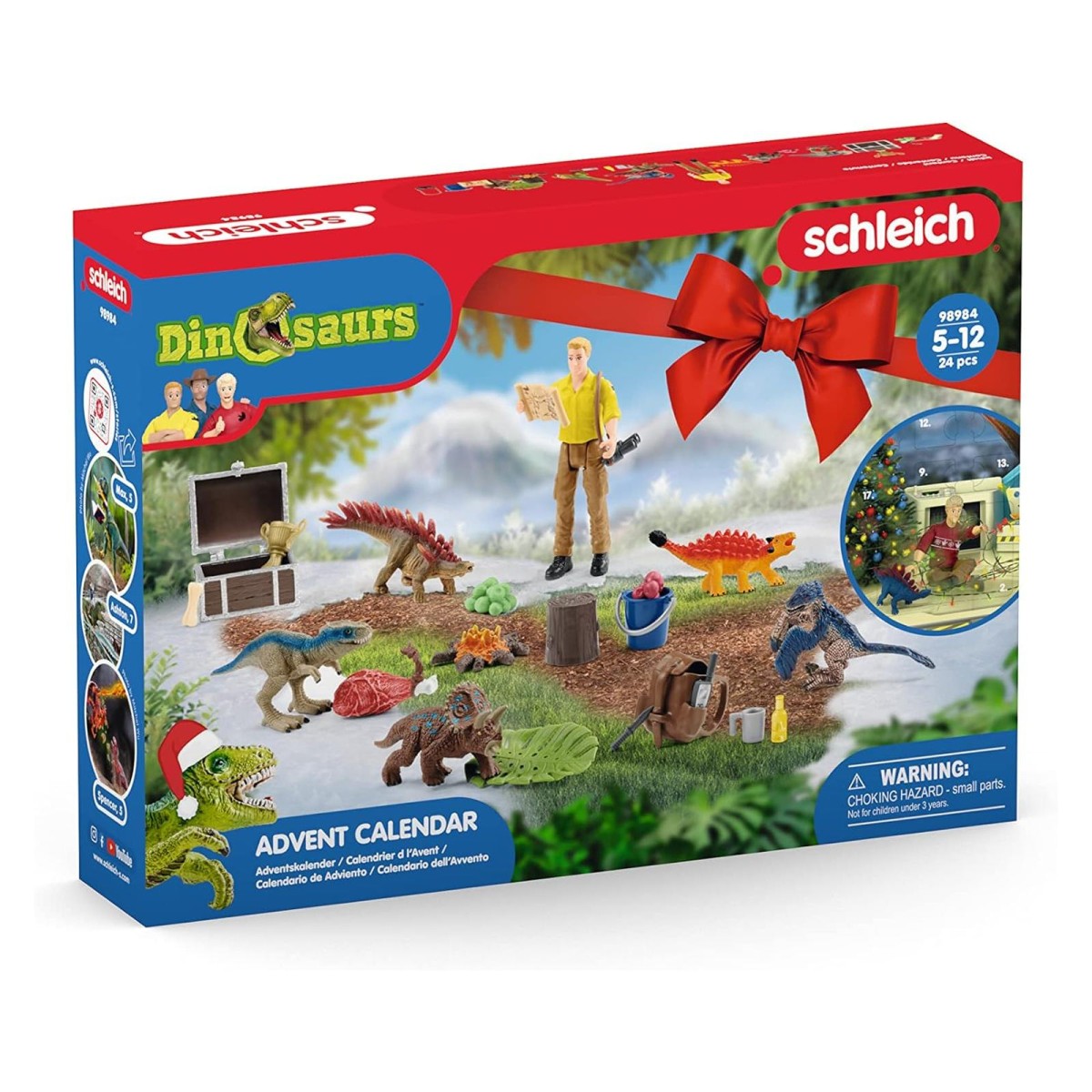 Schleich Dinosaurs | Sauvetage en hélicoptère des Dinosaures 72216 | Coffret avec hélicoptère, Flynn, 2 dinosaures & accessoires | Cadeau enfant | Jouet dès 5 ans | 28 pièces | exclusivité Amazo Schleich Dinosaurs | Sauvetage en hélicoptère des Dinosaures 72216 | Coffret avec hélicoptère, Flynn, 2 dinosaures & accessoires | Cadeau enfant | Jouet dès 5 ans | 28 pièces | exclusivité Amazo