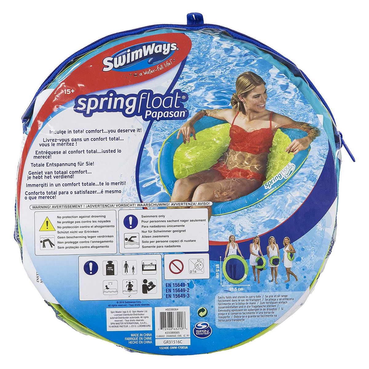 Spin Master 6038064 (20089565) Türkis - Swimmways - spring float