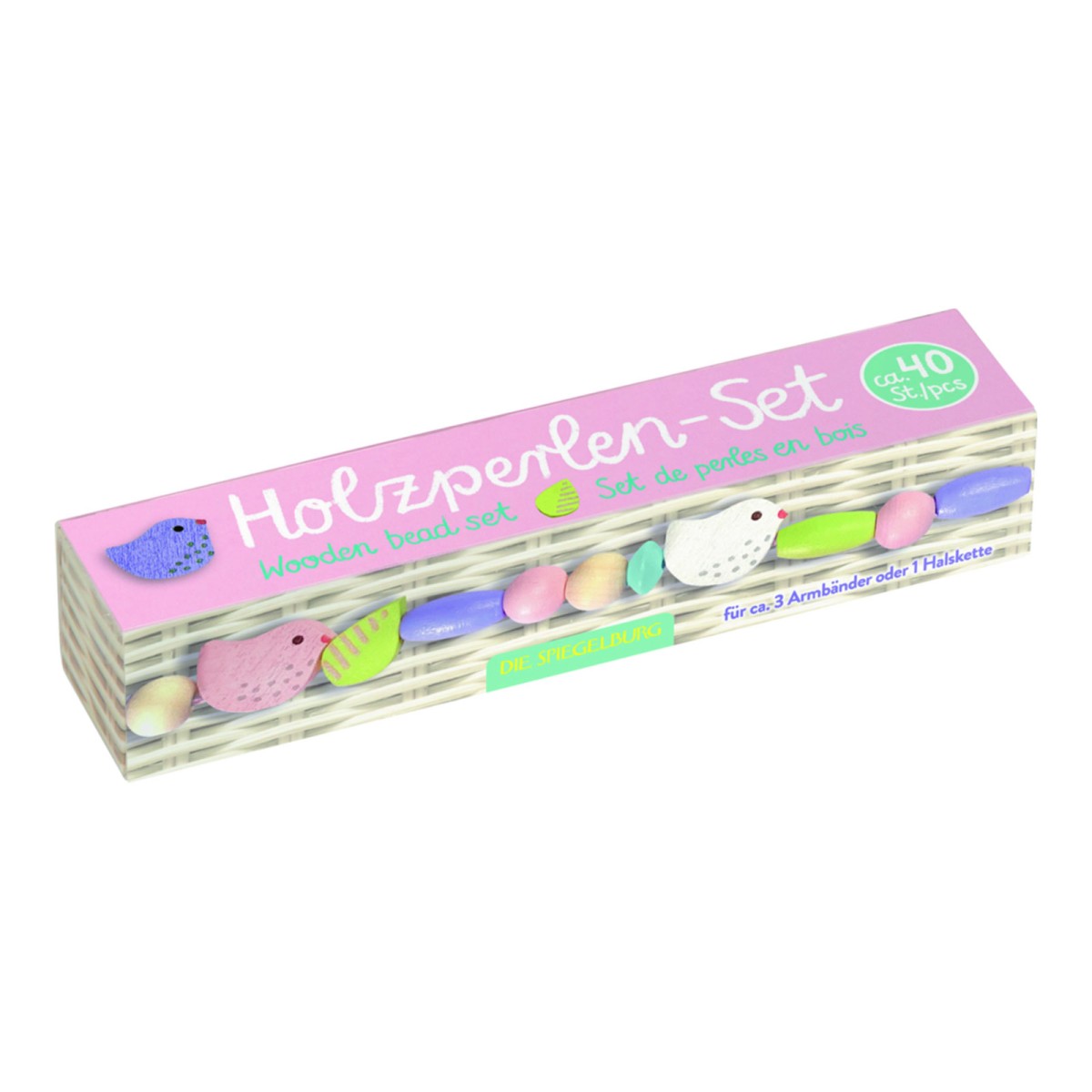 Coppenrath 20811 - Die Spiegelburg - Fröhliche Ostern - Holzperlen-Set