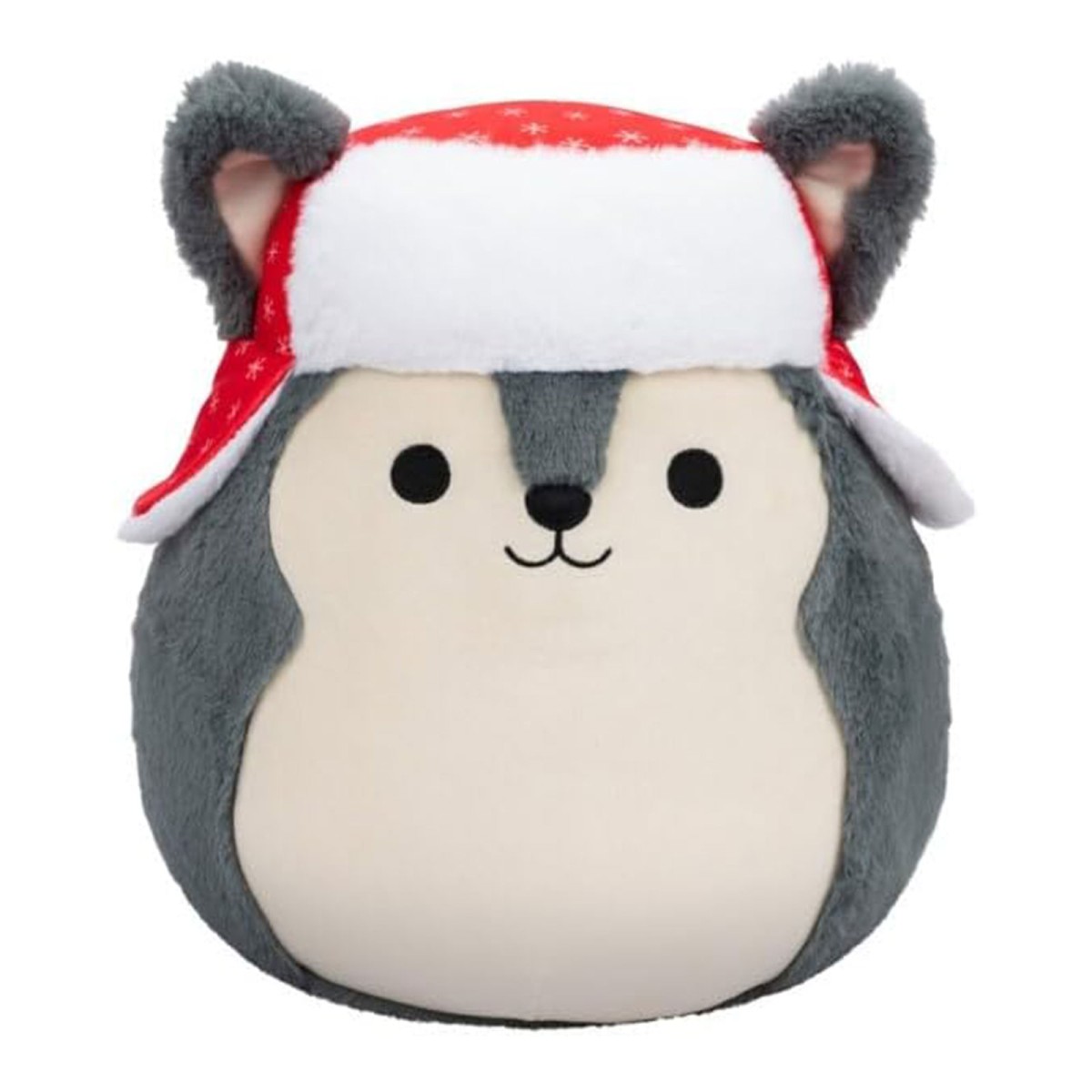 Jazwares SQXM01006 - Squishmallows - Ryan, der Weihnachts-Husky, Plüschfigur, 30 cm