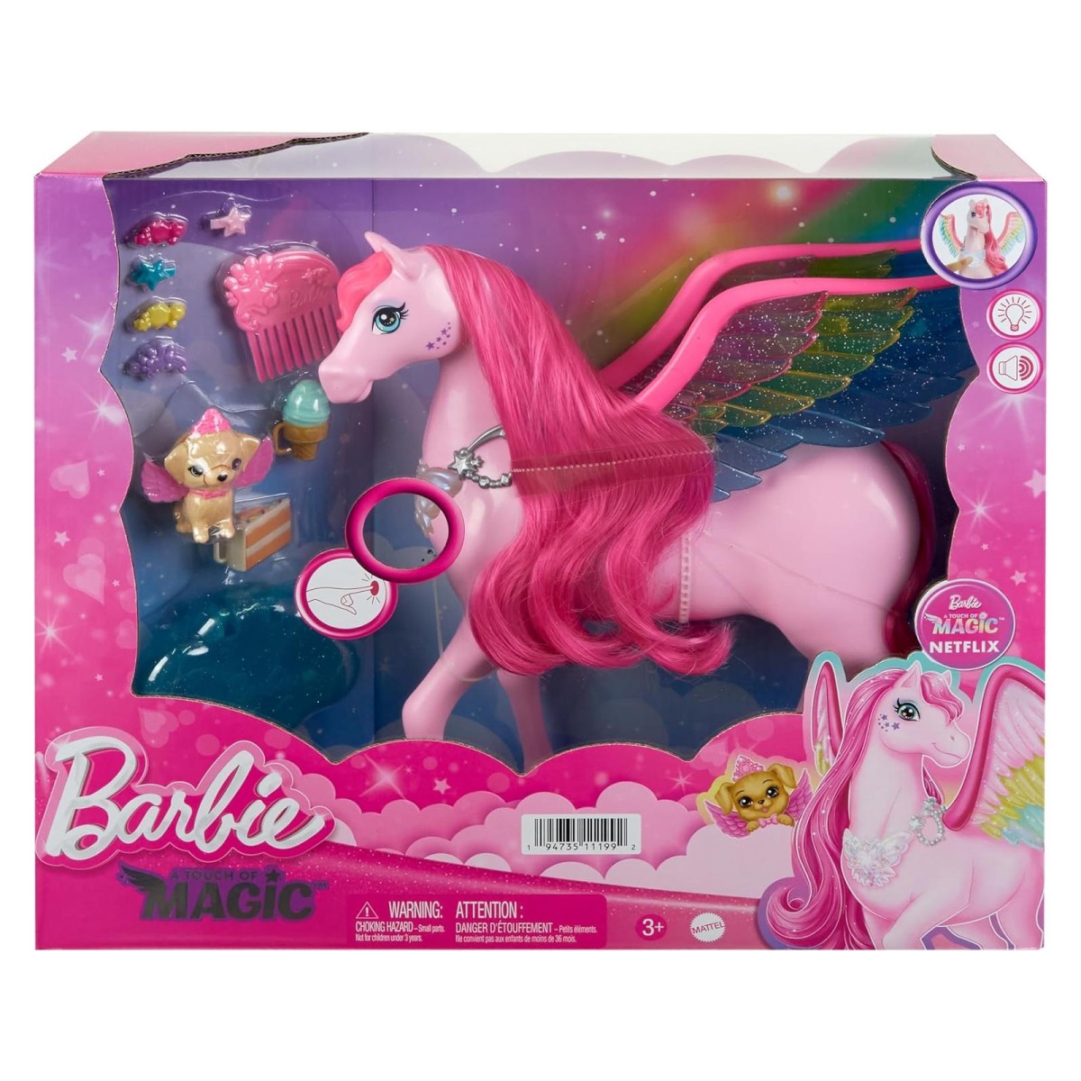 Mattel HLC41 (HLC40) 2.Wahl - Barbie - Touch of Magic - Ein Verborgener Zauber - Pegasus