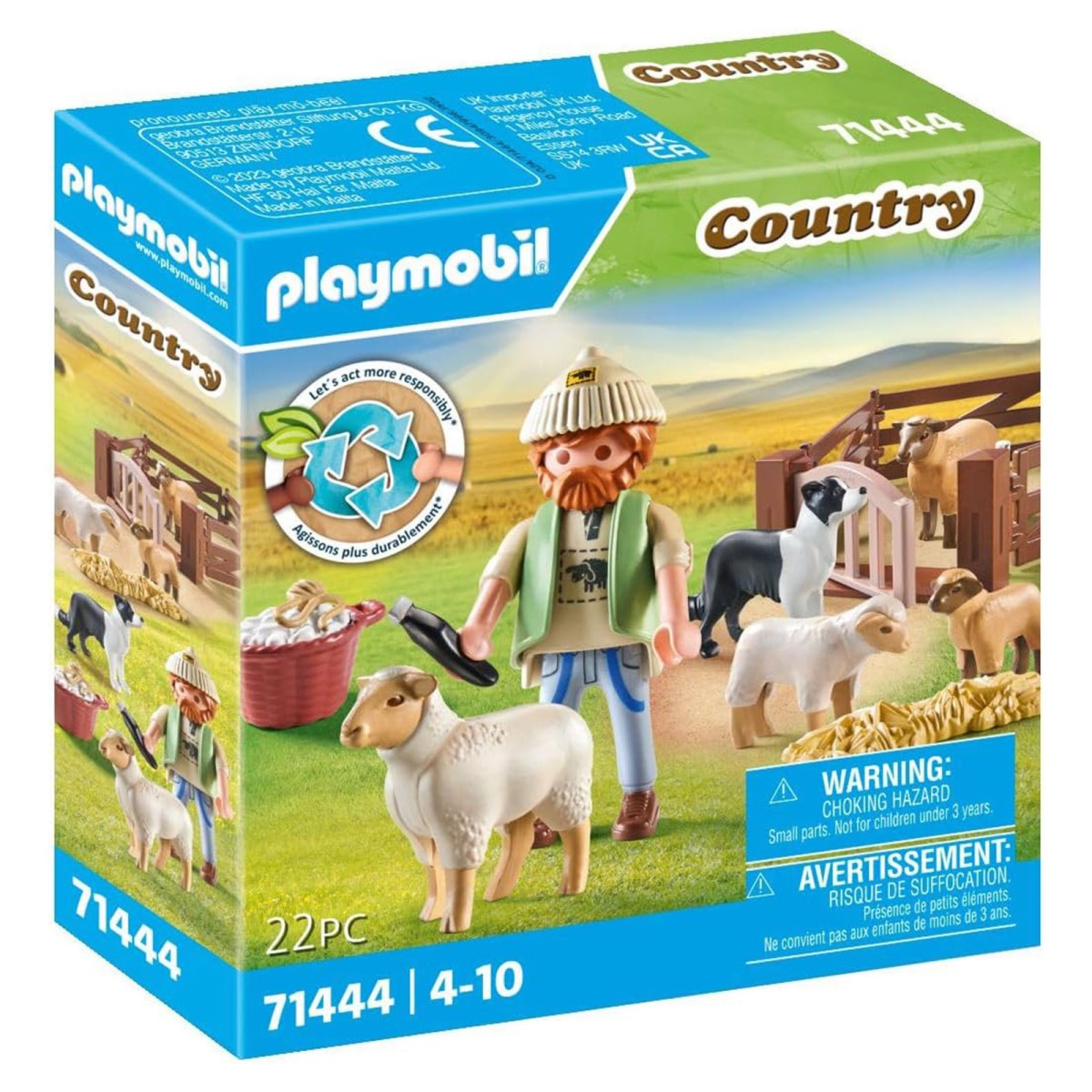 PLAYMOBIL® 71444 - Country - Junger Schäfer mit Schafen