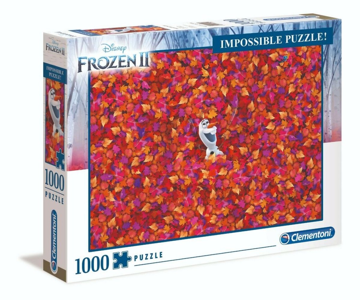 Clementoni 39526 - Disney Frozen - Impossible Puzzle!, 1000 Teile