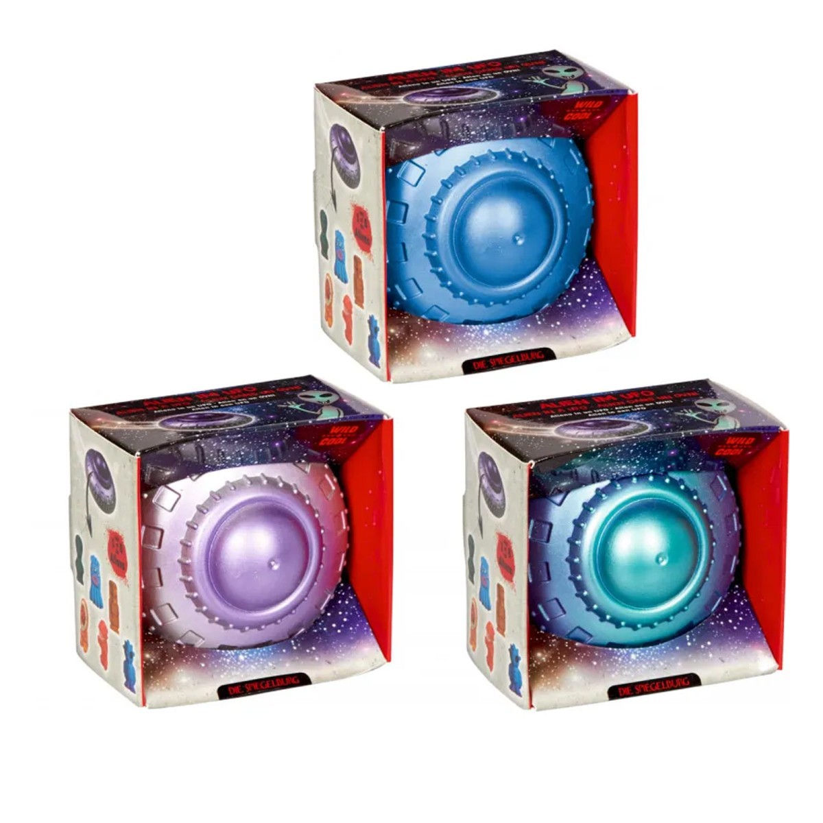 SPAR-SET 416232 - Coppenrath - Die Spiegelburg - Wild+Cool - Aliens im UFO, 3er-Set