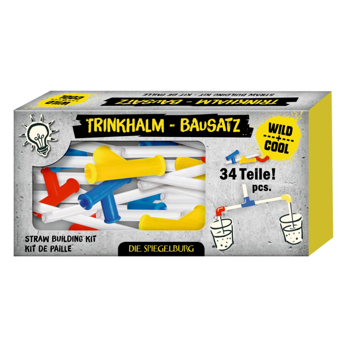 Coppenrath 22563 - Die Spiegelburg - Wild+Cool - Trinkhalm-Bausatz