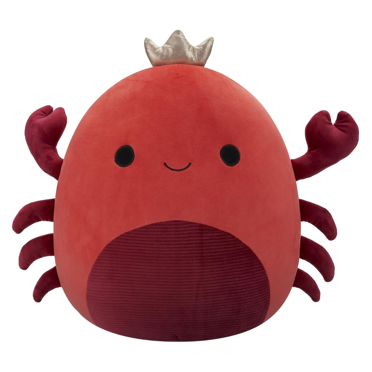 Jazwares SQCR06528 - Squishmallows - Georgios, die Krabbe, Plüschfigur, ca. 40 cm