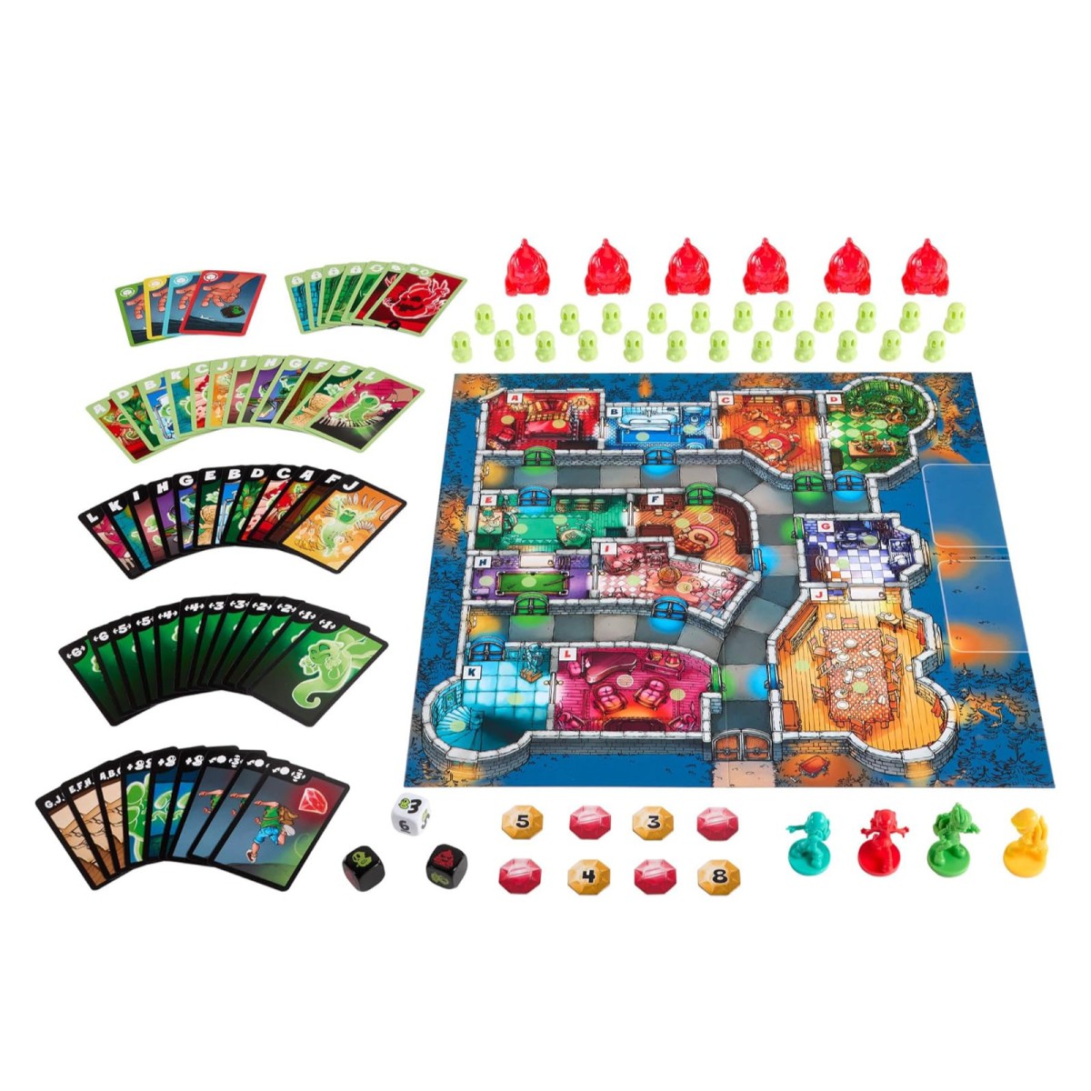 Mattel HXT19 - Mattel Games - Geister, Geister, Schatzsuchmeister!, Jubiläumsausgabe