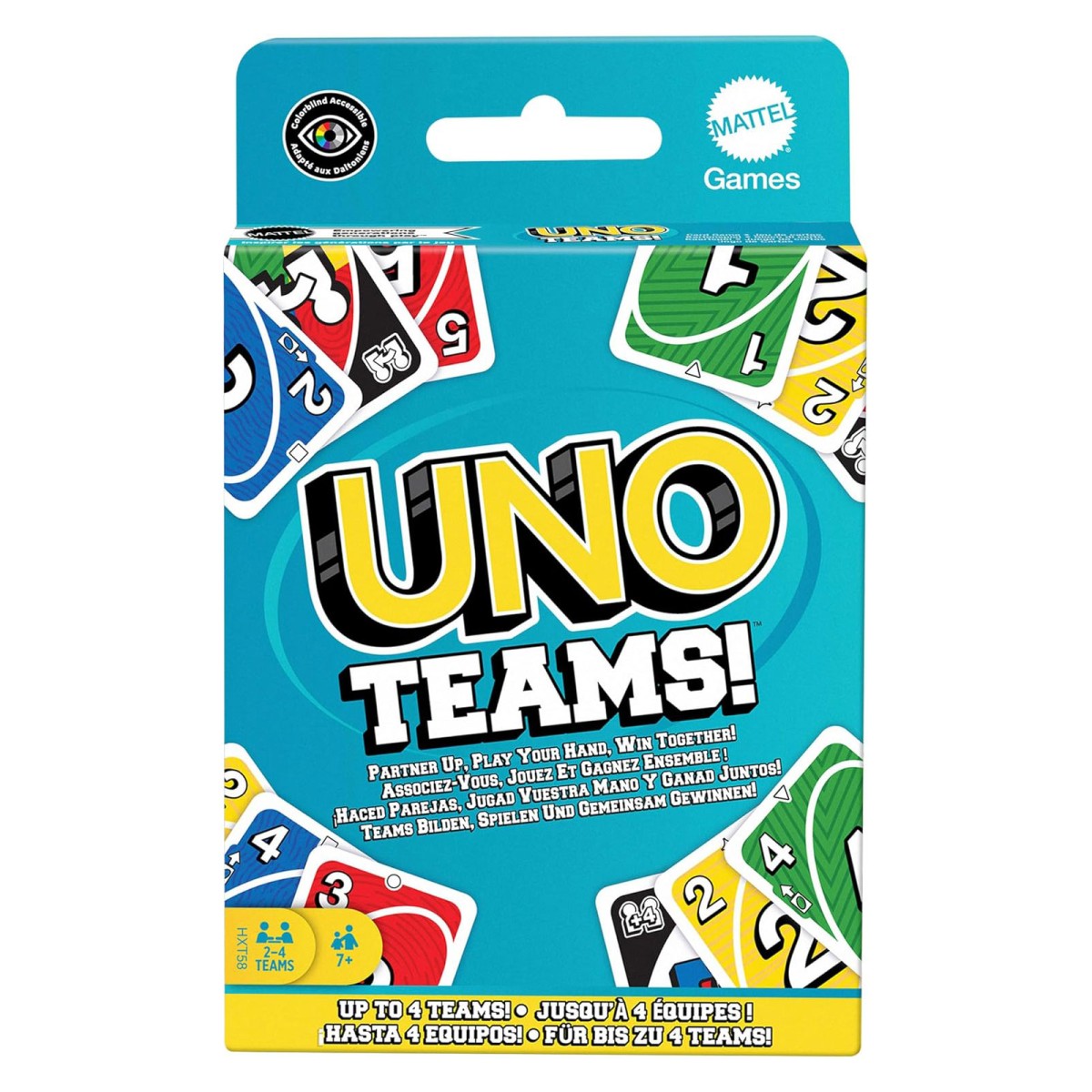 Mattel HXT58 - Mattel Games - UNO Teams!
