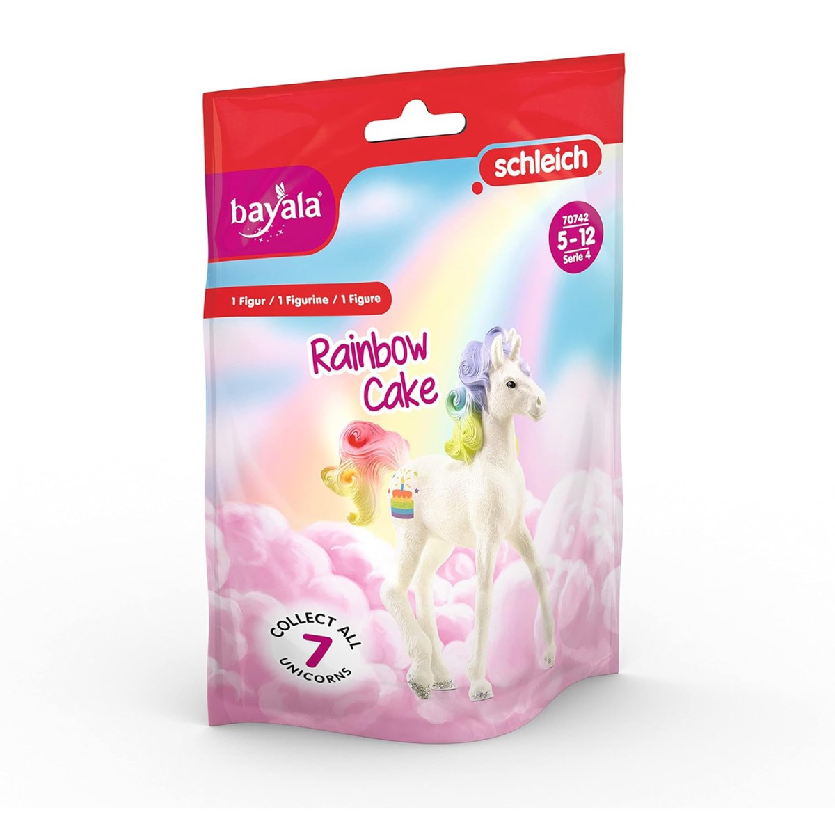 Schleich 70742 - Bayala - Sammeleinhorn Rainbow Cake