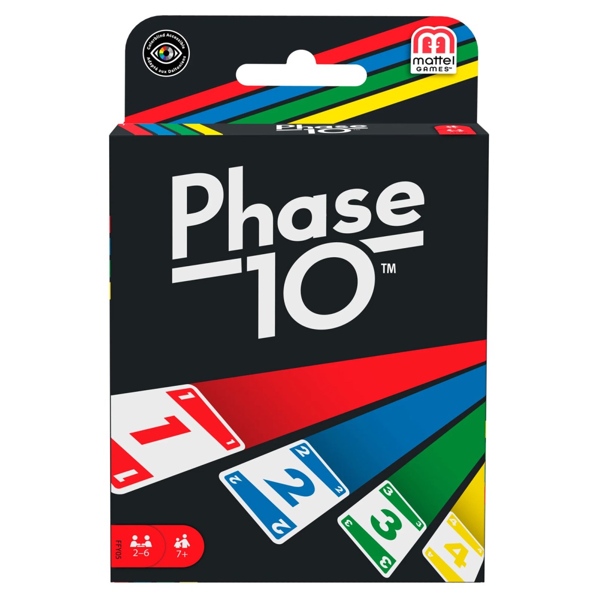 Mattel FFY05 - Mattel Games - Phase 10, Kartenspiel