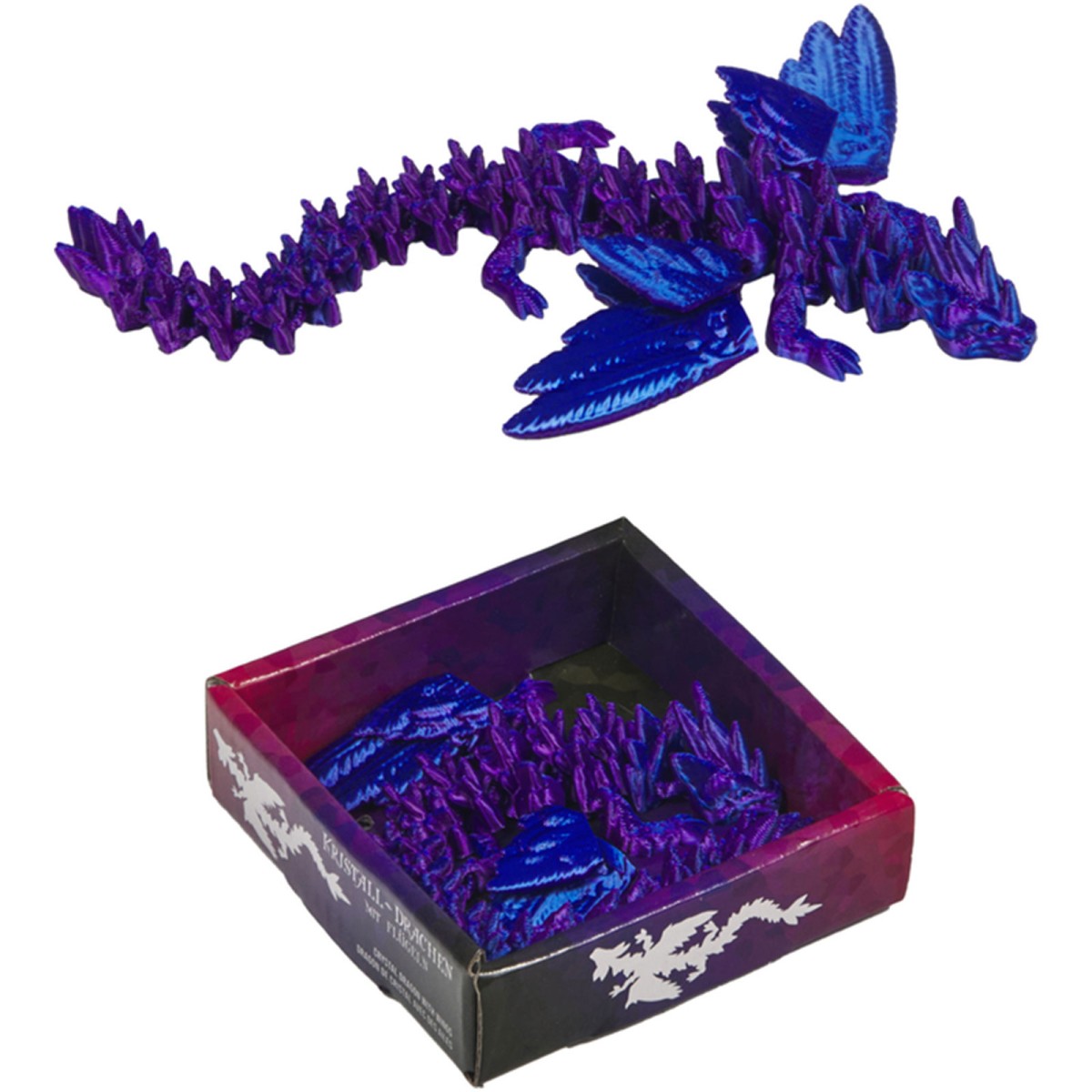SPAR-SET 422588 - Coppenrath - Die Spiegelburg - Kristall-Drachen-Set mit Flügeln in vier Farben