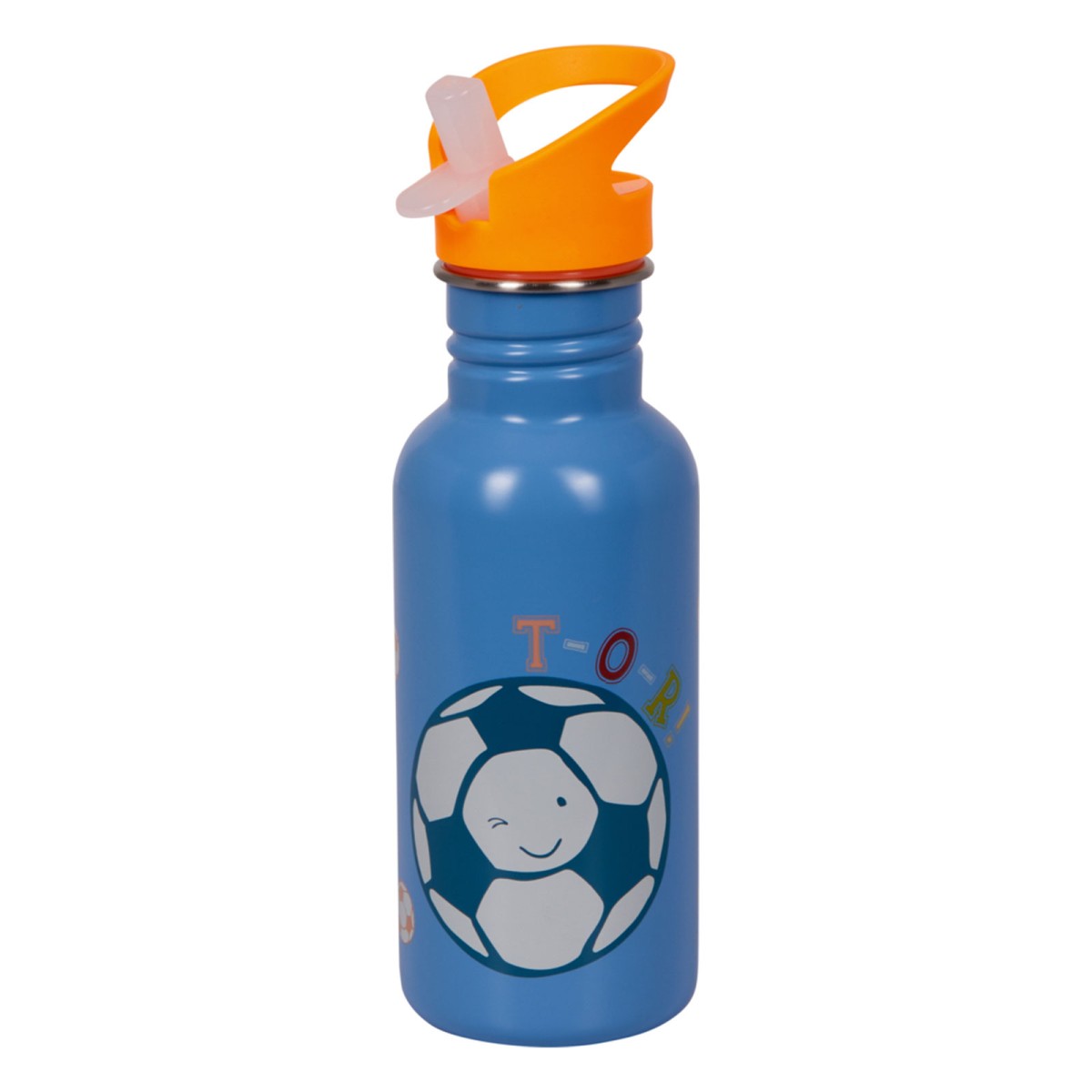 Coppenrath 22463 - Die Spiegelburg - Kleine Freunde - Edelstahlflasche Fußball (ca. 0,5 l)