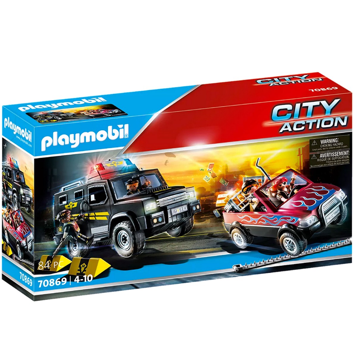 PLAYMOBIL® 70869 - City Action - Polizei, Verfolgung der Bankräuber