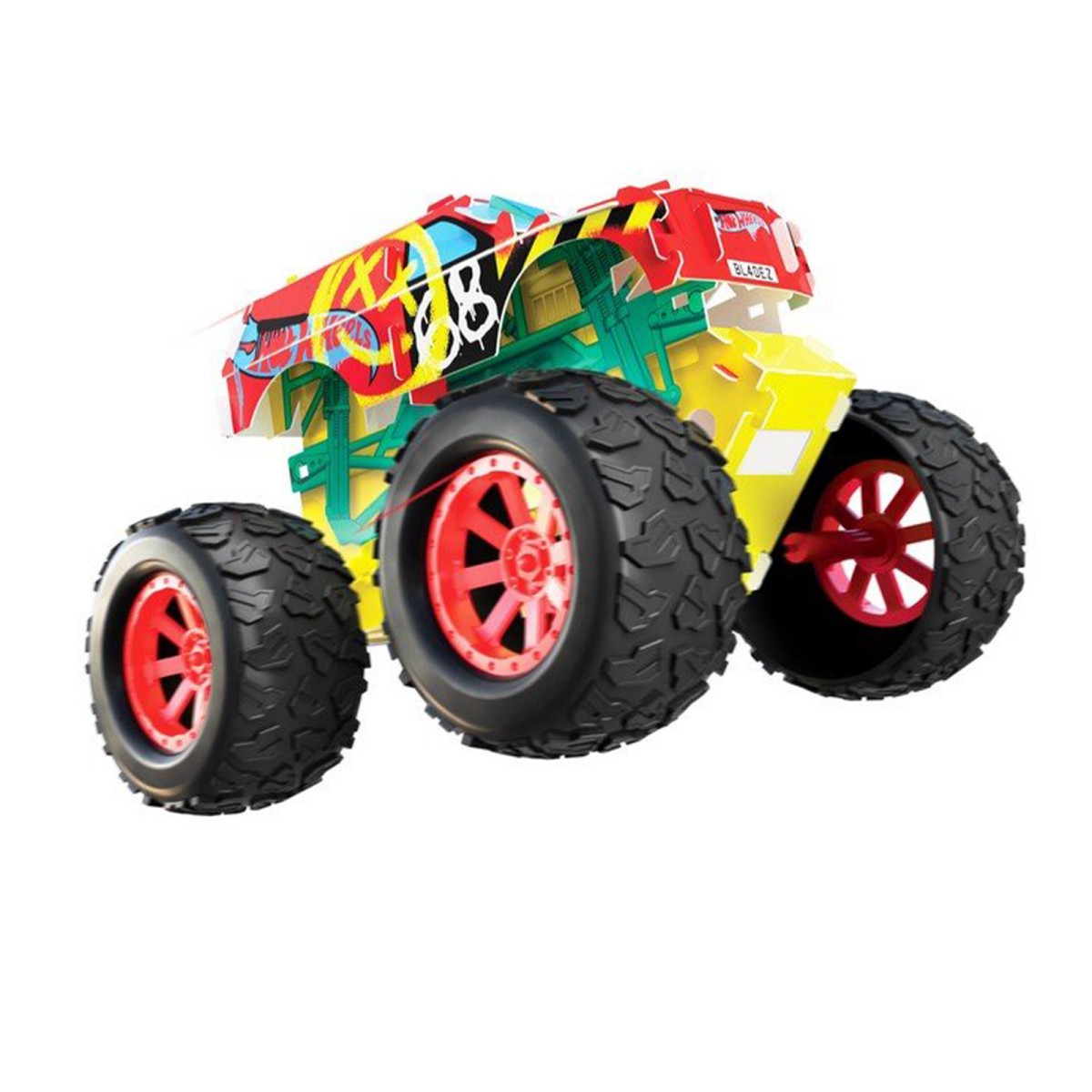 Revell 50316 - Hot Wheels - Maker Kitz -Monster Trucks - Demo Derby, Bausatz, Spielzeugauto 1:32, Street Racer