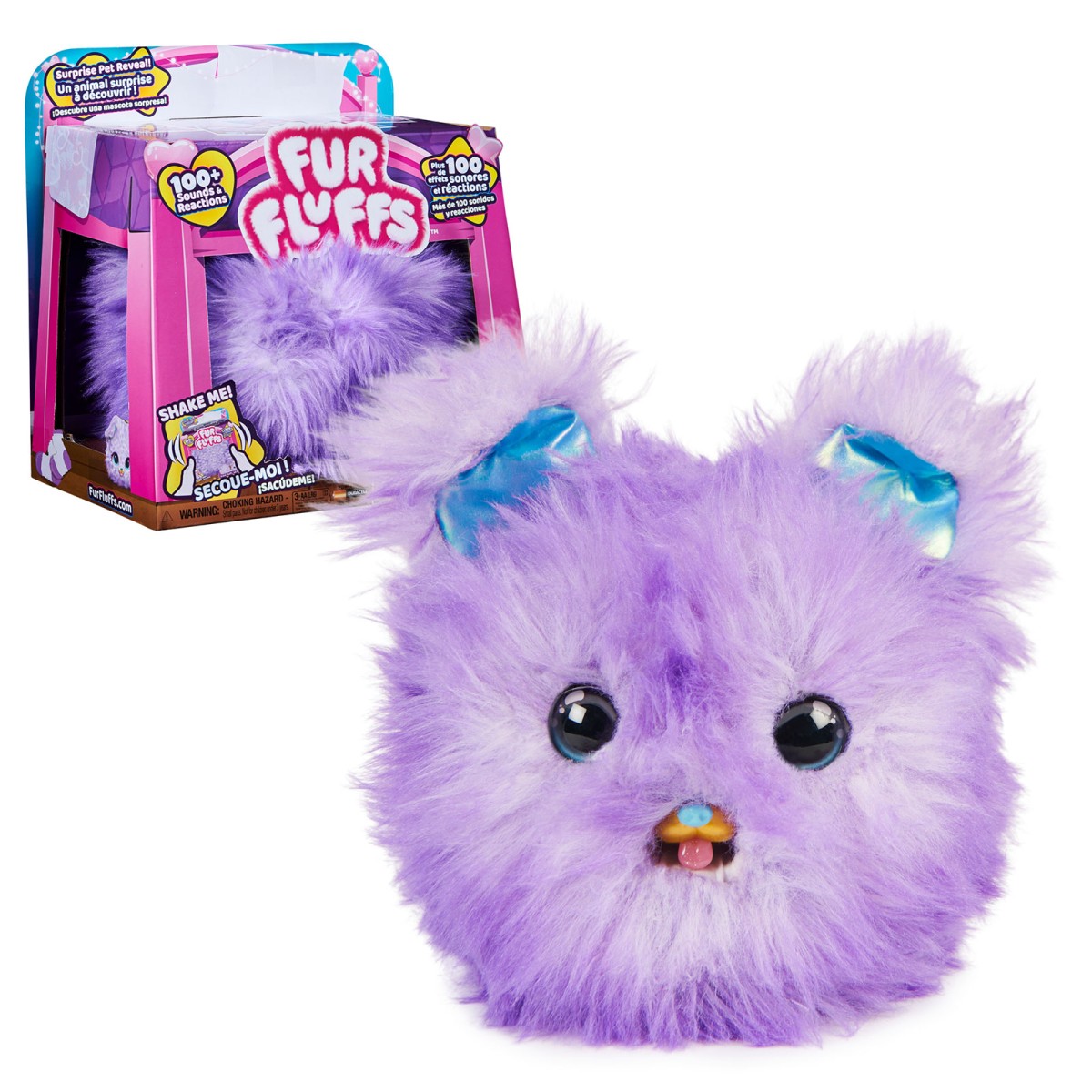 Spin Master 6065306 (20139110) - FurFluffs - Interaktive Spielfigur, Hündchen 100+ Sounds & Reaktionen