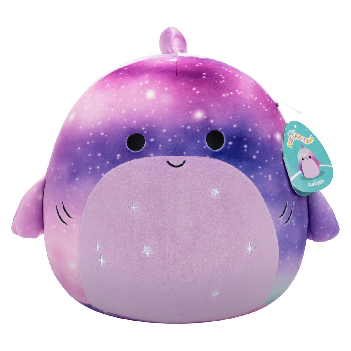 Jazwares SQCR06574 - Squishmallows - Aaliyah, der Hai, ca. 30 cm