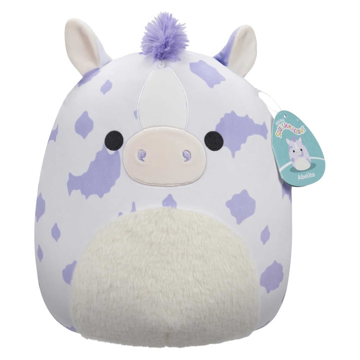 Jazwares SQCR05434 - Squishmallows - Plüschtier Abelita Appaloosa-Pferd 30 cm