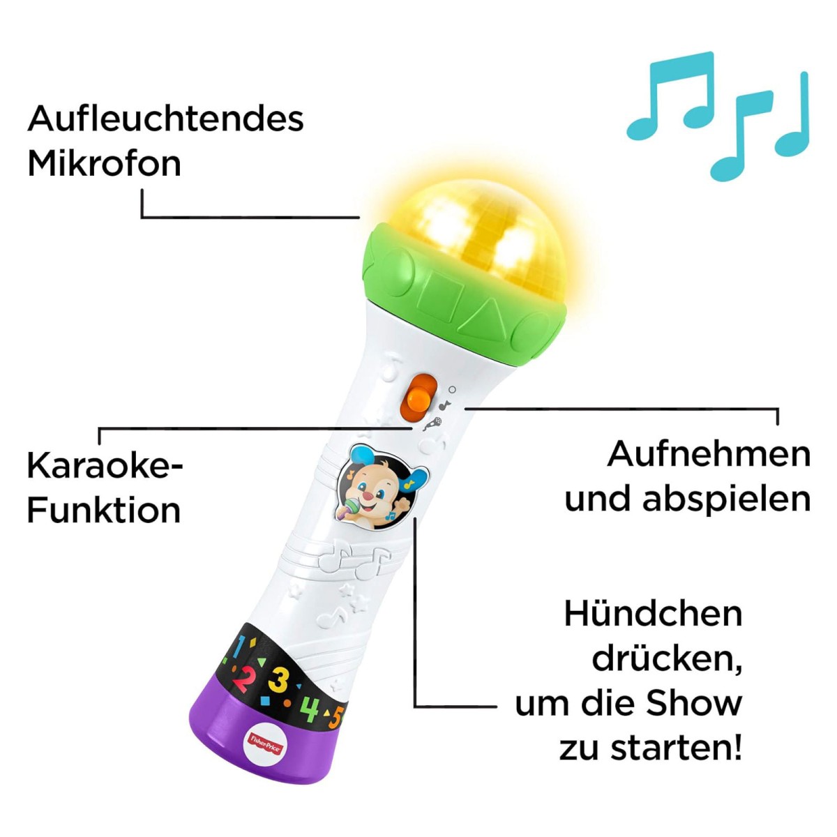 Mattel FBP32 - Fisher-Price - Lernspaß, Mikrofon