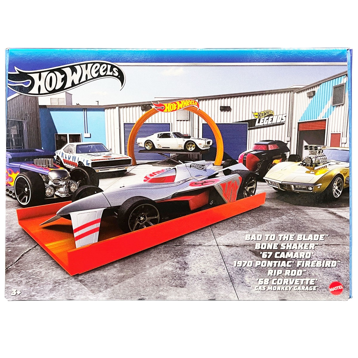 Mattel HRX55 - Hot Wheels - Legends - 6er Multipack Fahrzeuge, 1:64