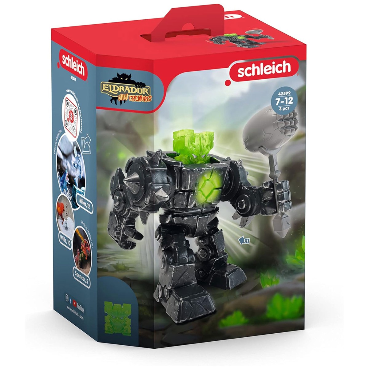 Schleich 42599 - Eldrador - Mini Creatures - Schatten-Stein-Roboter
