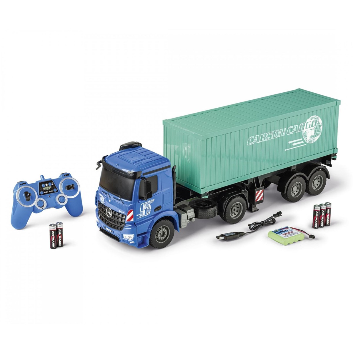 Tamiya 500907671 - Carson - R/C Mercedes-Benz Arocs mit Container