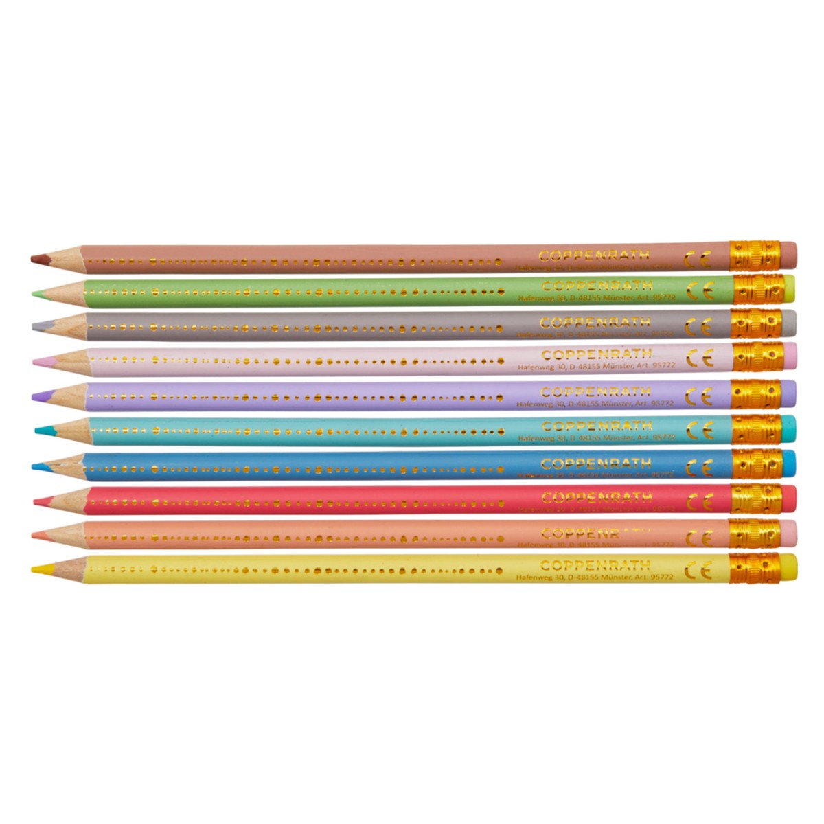 Coppenrath 95772 - Die Spiegelburg - 100% selbst gemacht - Radierbare Pastell Buntstifte