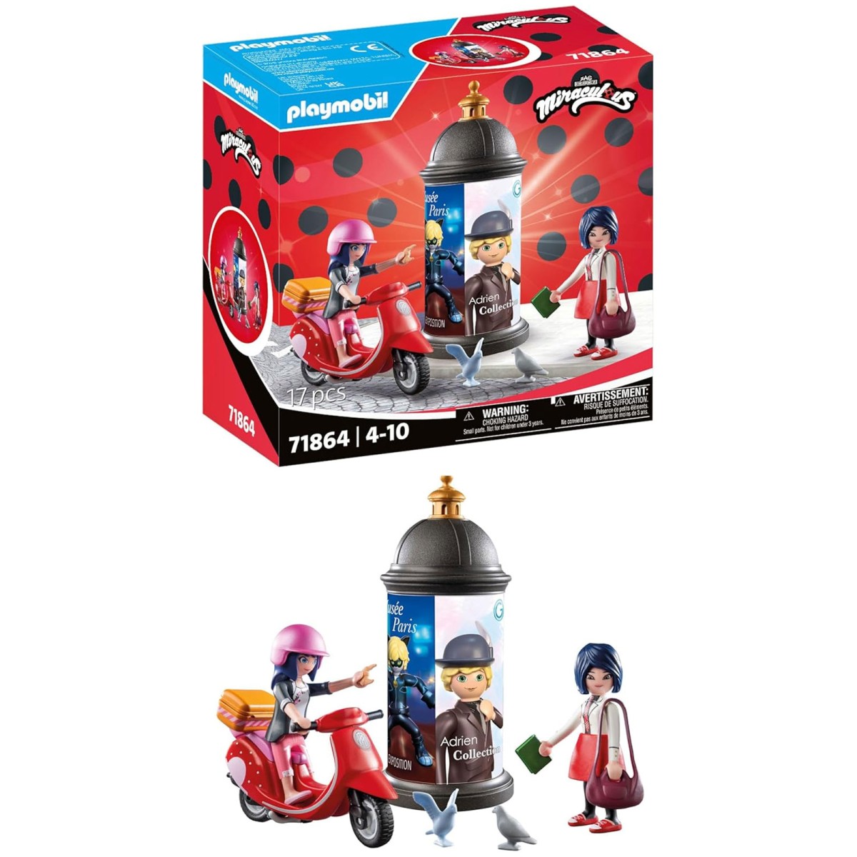 PLAYMOBIL® 71864 - Miraculous - Rollerfahrt durch Paris mit Marinette
