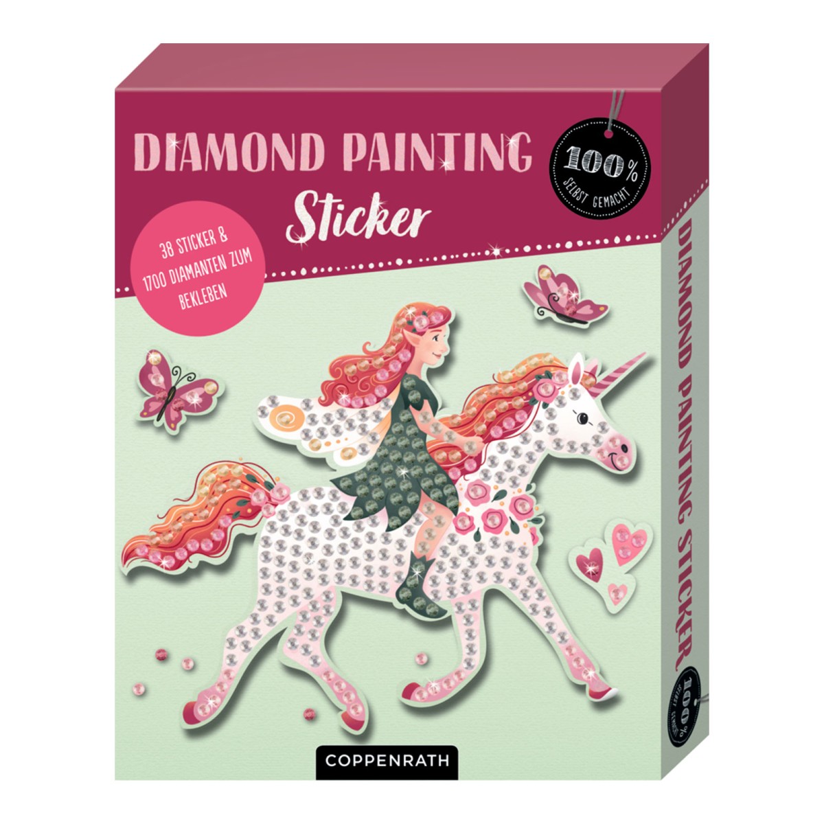 Coppenrath 95429 - Die Spiegelburg - 100% selbst gemacht - Diamond Painting Sticker