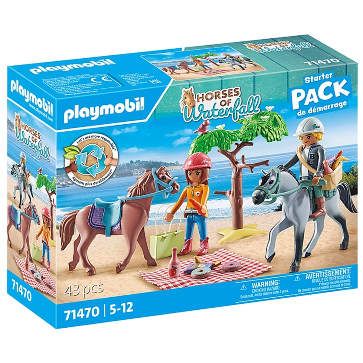 PLAYMOBIL® 71470 - Horses of Waterfall - Starter Pack Reitausflug