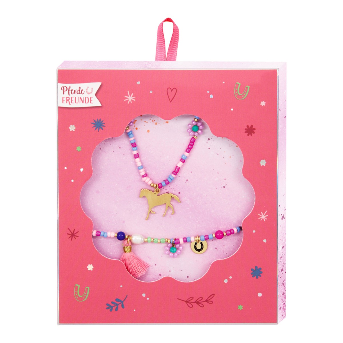 Coppenrath 21710 - Die Spiegelburg - Pferdefreunde - Schmuckset (Kette & Armband)