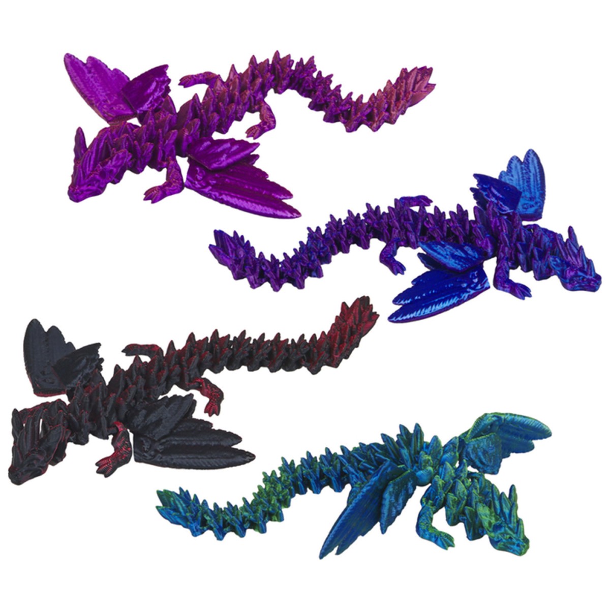 SPAR-SET 422588 - Coppenrath - Die Spiegelburg - Kristall-Drachen-Set mit Flügeln in vier Farben