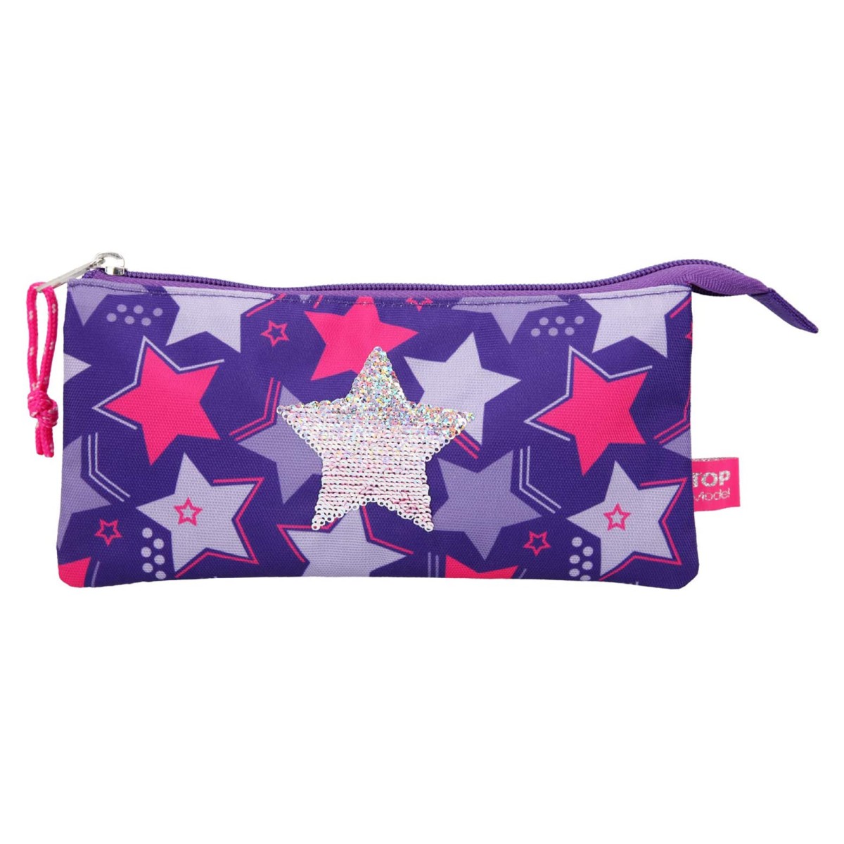 Depesche 10661 - TOP Model - Fächerschlamper, mit Streichpailletten, Stars