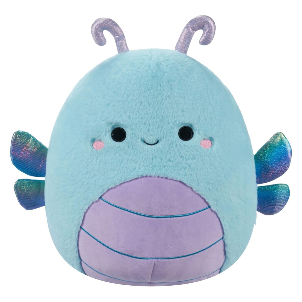Jazwares SQCR05508 - Squishmallows - Heather, die Libelle, Plüschfigur, 40 cm