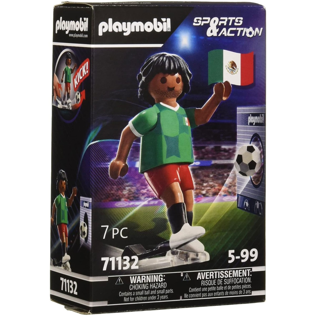 PLAYMOBIL® 71132 - Sports & Action - Spielfigur, Fußballspieler Mexiko