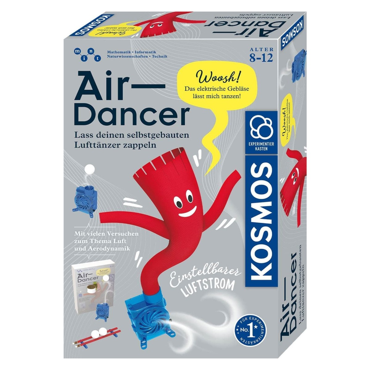 Kosmos 620882 - Experimentierkasten, Air Dancer, 30 cm, Bausatz Lufttänzer