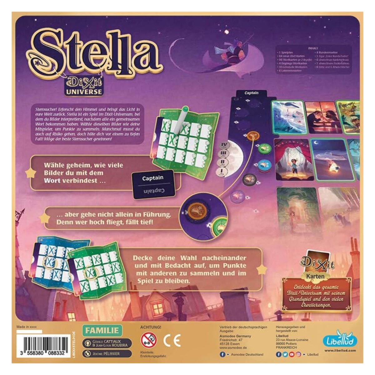 Asmodee LON2021-2 - Brettspiele, Stella Dixit Universe (LON2022-1)