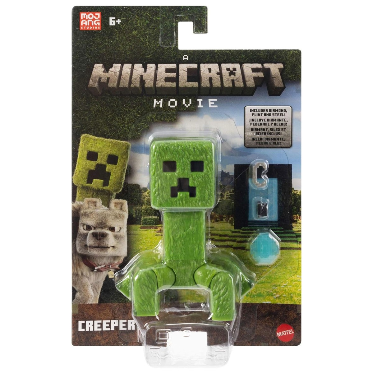Mattel JFR58 - Minecraft - Creeper Actionfigur, 10 cm