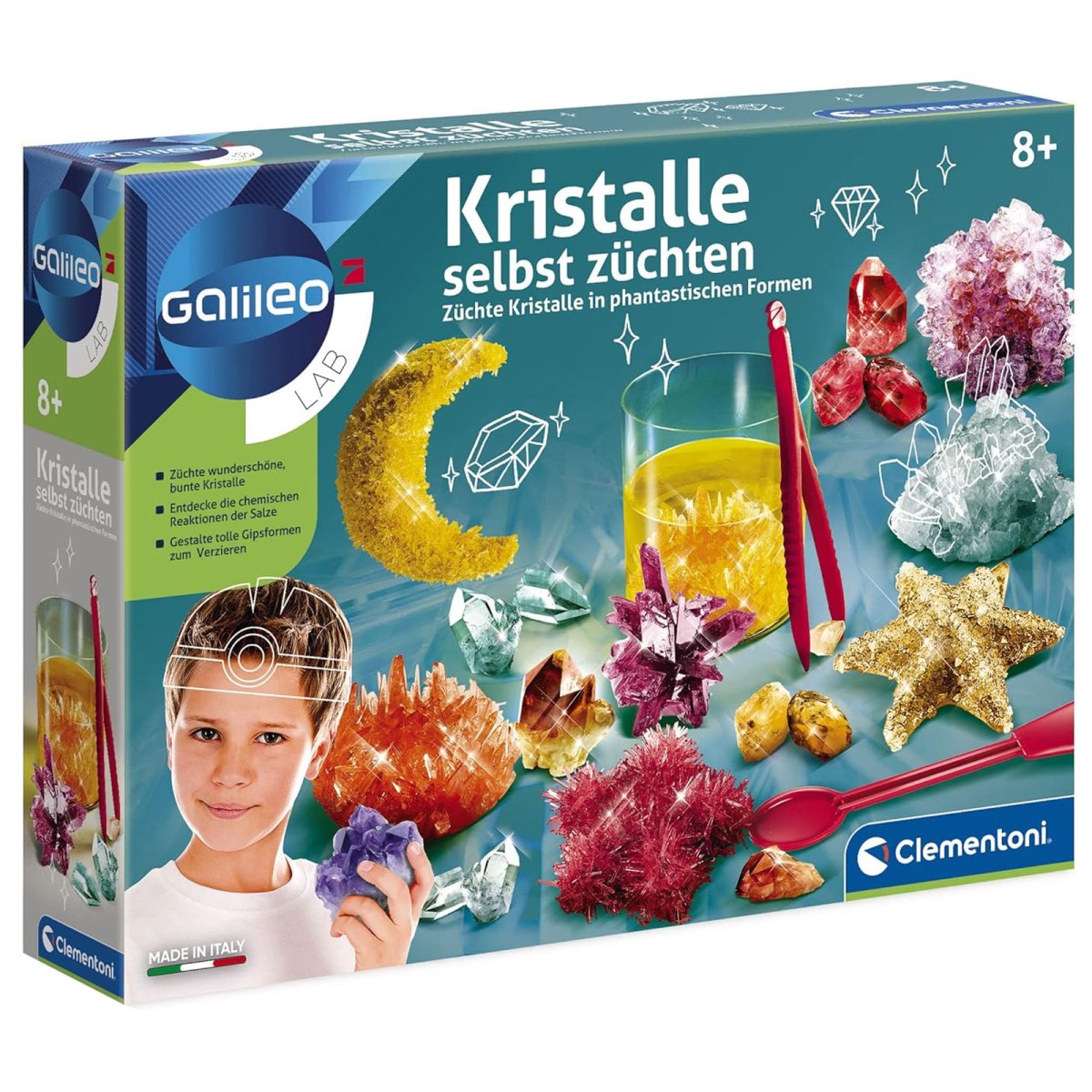 Clementoni 59116 - Galileo Lab - Experiment, Labor, Kristalle züchten