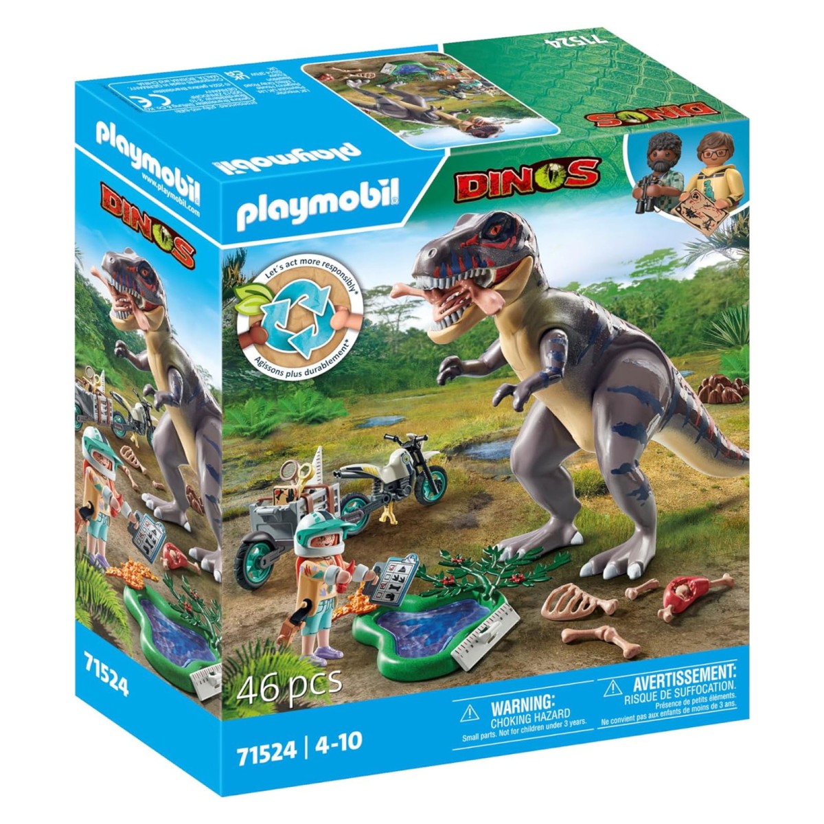 PLAYMOBIL® 71524 - Dinos - T-Rex Spurensuche