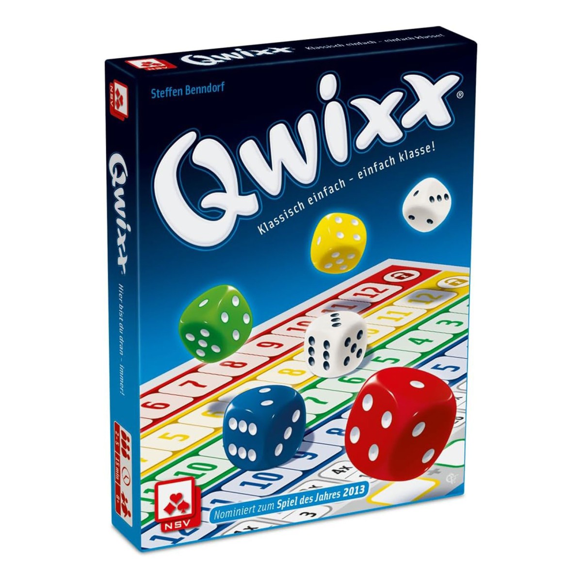 Nürnberger Spielkarten 10039287-0001 - Würfelspiel, Qwixx