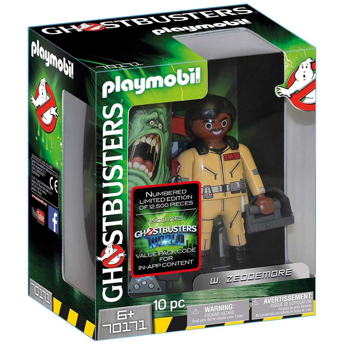 PLAYMOBIL® 70171 - Ghostbusters - Sammelfigur mit Zubehör, W. Zeddemore